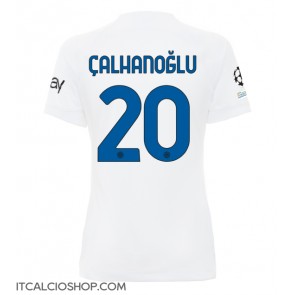 Inter Milan Hakan Calhanoglu #20 Seconda Maglia Femmina 2023-24 Manica Corta